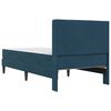 vidaXL Estructura de cama con colch&oacute;n Azul 80 x 200 cm Terciopelo