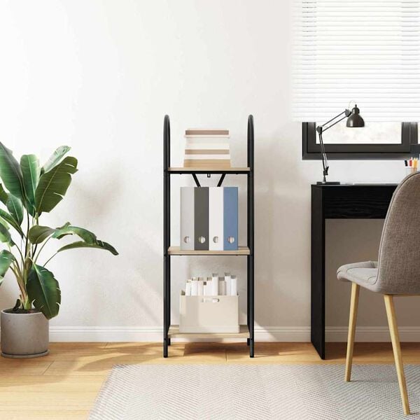 vidaXL Estante de libros Roble Sonoma 40 x 30 x 109 cm