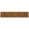 vidaXL Alfombra rectangular bamb&uacute; marr&oacute;n 80x400 cm