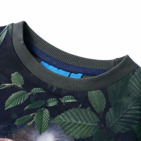 Sudadera infantil caqui oscuro 140