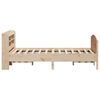 vidaXL Estructura de cama sin colchón madera maciza de pino 120x190 cm