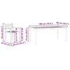 vidaXL Conjunto de Comedor de Jard&iacute;n 7 pcs Marr&oacute;n