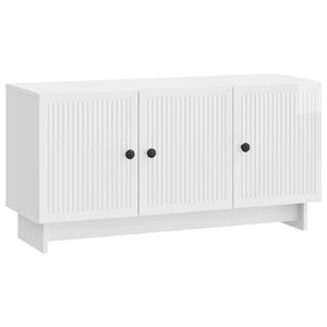 vidaXL Mueble de TV Brillante 99 x 34,5 x 50 cm Madera de Ingenier&iacute;a