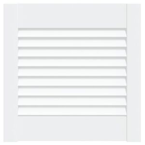 vidaXL Puerta de armario de lamas madera pino blanco 39,5x39,4 cm