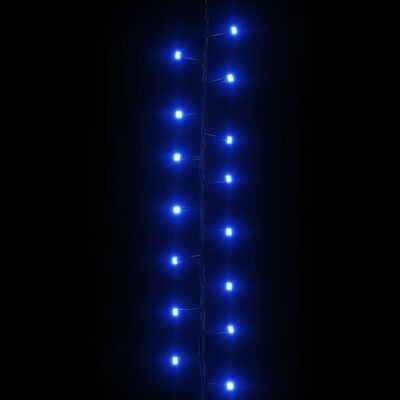 vidaXL Tira de luces compacta con 2000 LED PVC azul 45 m