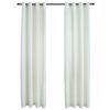vidaXL Cortinas opacas con anillas 2 uds terciopelo crema 140x225 cm