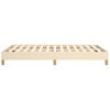 vidaXL Estructura de cama sin colch&oacute;n tela crema 120x190 cm