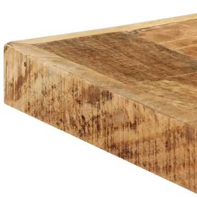 vidaXL Mesa de comedor madera maciza de mango en bruto 160x80x75 cm