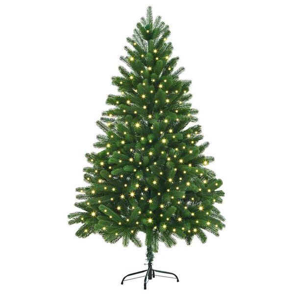 vidaXL &Aacute;rbol de Navidad con 300 LED con soporte Verde 180 cm PE