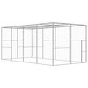 vidaXL Jaula para gatos acero galvanizado 6x3x2,5 m