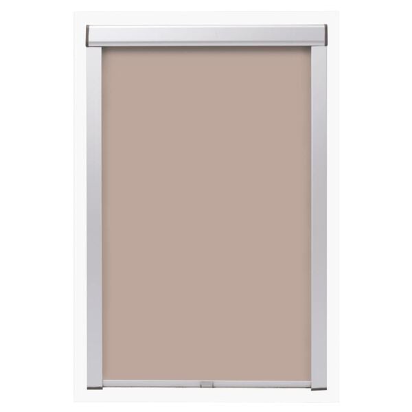 vidaXL Persiana opaca enrollable beige 206