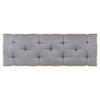 vidaXL Coj&iacute;n para sof&aacute; de palets gris antracita 120x40x7 cm