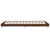 vidaXL Estructura de cama sin colchón madera marrón roble 100x200 cm