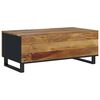 vidaXL Mesa de centro madera maciza mango y contrachapada 100x54x40 cm