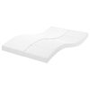 vidaXL Colch&oacute;n de espuma de 7 zonas dureza 20 ILD blanco 120x200 cm
