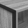 vidaXL Mesa de Café Gris Sonoma 80 x 50 x 40 cm Madera contrachapada
