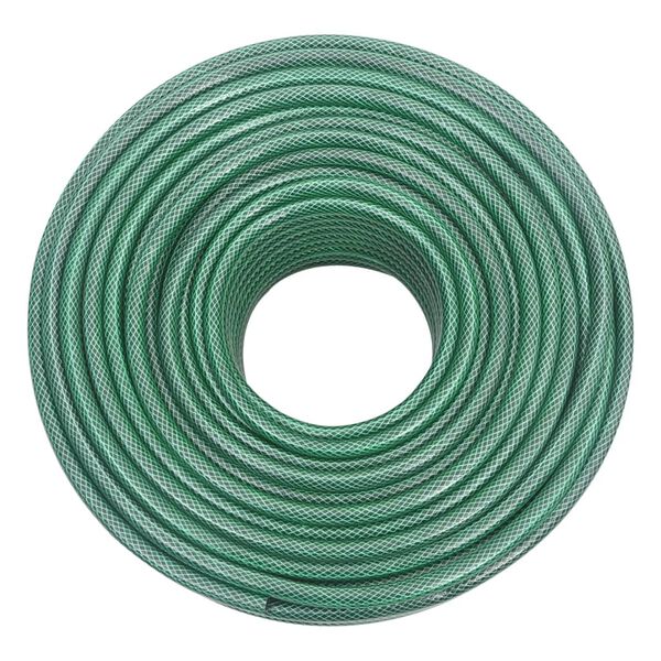 vidaXL Manguera de jard&iacute;n PVC verde 0,5" 100 m