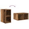 vidaXL Mueble colgante Madera vieja 20 x 29,5 x 40 cm