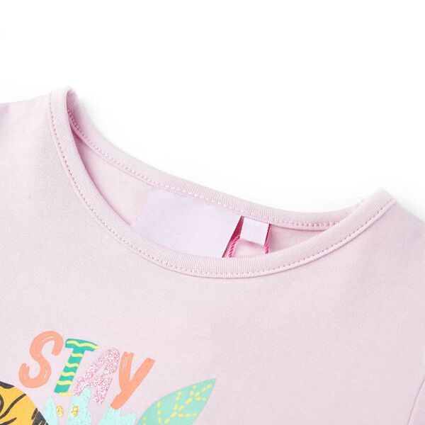 Camiseta infantil color lila 92