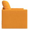 vidaXL Sof&aacute; cama de suelo 2 en 1 tela amarillo oscuro 112x174x55 cm