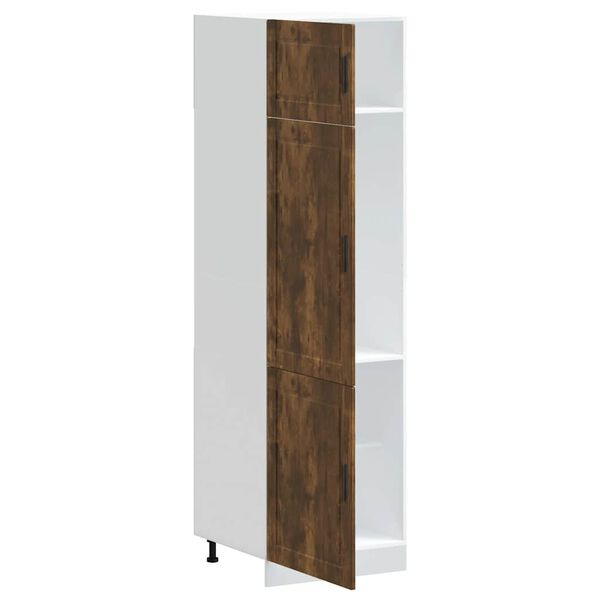 vidaXL Mueble de cocina Porto de madera contrachapada roble ahumado