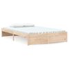 vidaXL Estructura de cama sin colch&oacute;n madera maciza 120x200 cm