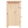 vidaXL Mesita de noche madera maciza de pino 40x35x61,5 cm