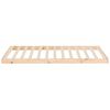 vidaXL Estructura de cama madera maciza de pino 100x200 cm