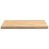 vidaXL Encimera de cocina rectangular madera maciza roble