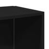 vidaXL Mueble de esquina madera contrachapada negro 33x33x67 cm