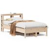 vidaXL Estructura de cama sin colch&oacute;n madera de pino maciza 120x200 cm