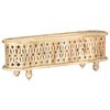 vidaXL Mueble de TV de madera maciza de mango 120x30x40 cm