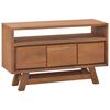 vidaXL Mueble para TV de madera maciza de teca 80x30x50 cm