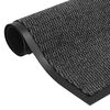 vidaXL Felpudo de nudo antracita 60x180 cm