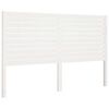 vidaXL Cabecero de cama madera maciza de pino blanco 166x4x100 cm