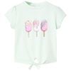 vidaXL Camiseta infantil verde menta claro 104