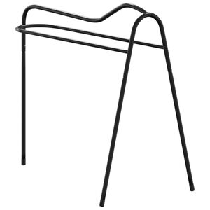 vidaXL Soporte de montura 3 patas de pie independiente hierro negro