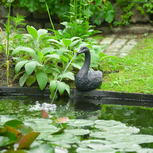 Ubbink Fuente de jard&iacute;n con chorro y en forma de cisne