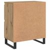 vidaXL Aparador 2 pcs Roble artesanal 60 x 35 x 70 cm