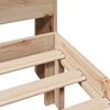 vidaXL Cama con estantería sin colchón madera maciza de pino 100x200cm