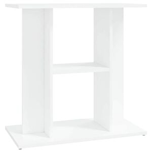 vidaXL Soporte para acuario madera de ingenier&iacute;a blanco 60x30x60 cm