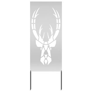 vidaXL Pantalla de Privacidad para Jard&iacute;n Plateado 50 x 140 cm