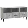 vidaXL Mueble de TV con caj&oacute;n Gris Hormig&oacute;n 102 x 34,5 x 50 cm