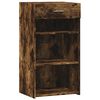 vidaXL Aparador de madera de ingenier&iacute;a roble ahumado 50x42,5x93 cm