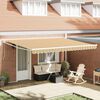 vidaXL Toldo Retr&aacute;ctil Multicolor 450 x 300 cm Poli&eacute;ster y Aluminio