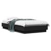 vidaXL Estructura de cama madera de ingenier&iacute;a negra 90x190 cm
