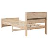 vidaXL Estructura de cama Marr&oacute;n 100 x 200 cm Madera de ingenier&iacute;a