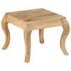 vidaXL Mesa auxiliar 45x45x40 cm madera maciza de mango
