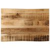 vidaXL Tablero de mesa borde natural madera maciza mango 70x40x3,8 cm