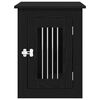 vidaXL Mueble para jaula de perro de roble negro, 45 x 62 x 59 cm, madera de ingenier&iacute;a